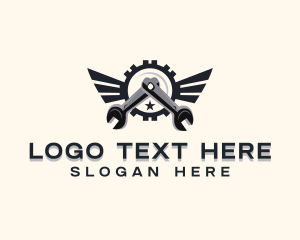 Workday - Industrial Mechanic Wrench logo design