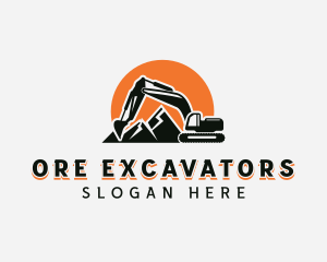 Mining - Excavation Mining Contractor logo design