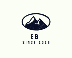 Vintage - Rustic Mountain Badge logo design