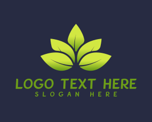 Natural - Lotus Leaf Wellness logo design