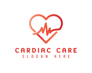 Cardiac - Cardiac Heart Pulse logo design