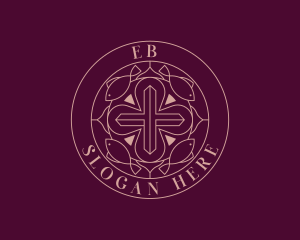 Spiritual - Cross Christian Church logo design