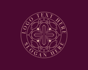 Holy - Cross Christian Church logo design
