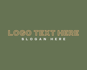 Artsy - Cool Outlined Business logo design