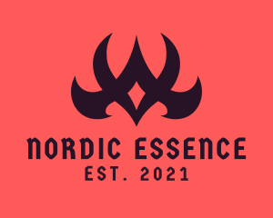 Nordic - Gaming Imperial Crown logo design