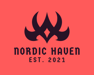 Nordic - Gaming Imperial Crown logo design