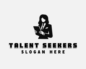 Recruitment - Woman Recruitment Supervisor logo design