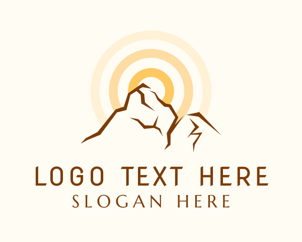 Conservation - Nature Mountain Trekking logo design