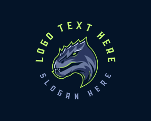 T Rex - Dinosaur Angry Beast logo design