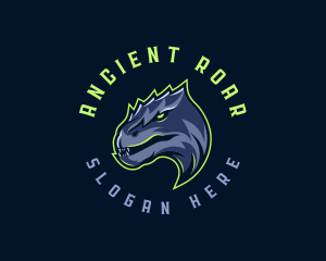 Dinosaur Angry Beast logo design