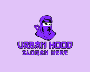 Hood - Hunter Ninja Gamer logo design