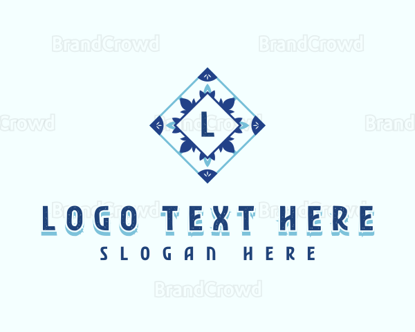 Flooring Tile Pattern Logo