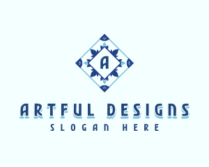 Flooring Tile Pattern logo design