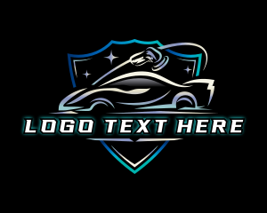 Cleaning - Car Auto Detailing logo design