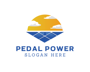 Power Solar Sun logo design