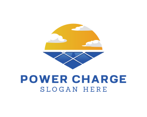 Power Solar Sun logo design