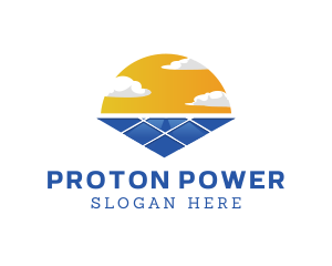 Power Solar Sun logo design