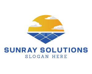 Sunray - Power Solar Sun logo design