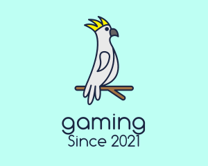 Pet Shop - Perched Wild Cockatoo logo design