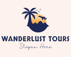 Sunset Beach Tour logo design