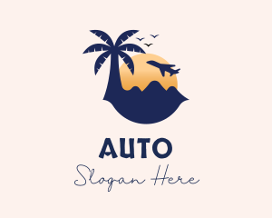 Tour - Sunset Beach Tour logo design