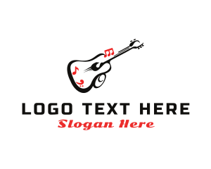 Music Label - Guitar Music Sound logo design