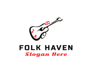 Folk - Guitar Music Sound logo design