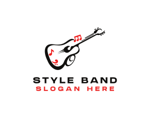 Guitar Music Sound logo design