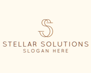 Business Firm Letter S logo design