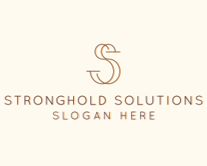 Business Firm Letter S logo design