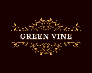 Elegant Vine Floral logo design