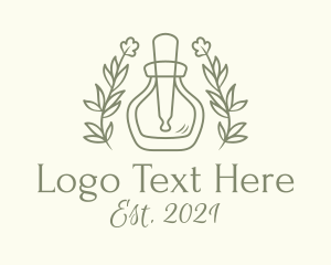 Beauty Products - Tea Tree Oil Dropper logo design