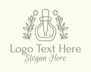 Tea Tree Oil Dropper Logo