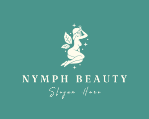 Nymph - Natural Woman Fairy logo design