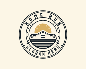 Home Apartment Badge logo design