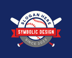 Emblem - Baseball Sport Emblem logo design