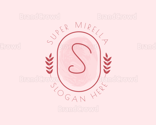 Beauty Apparel Wreath Logo