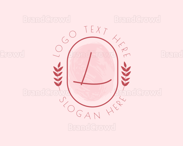 Beauty Apparel Wreath Logo