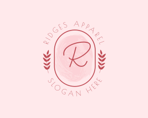 Beauty Apparel Wreath logo design