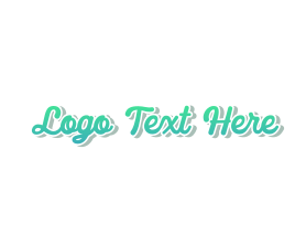 Fresh Cursive Wordmark Text