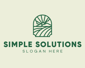 Nature Farm Agriculture logo design