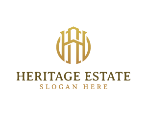 Estate - Real Estate Property Letter H logo design