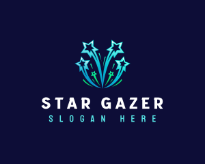 Star Fireworks Celebration logo design