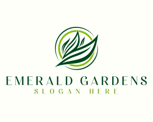 Plant Leaf Garden logo design