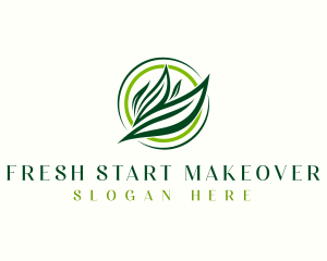 Plant Leaf Garden logo design