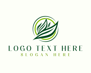 Mowing - Plant Leaf Garden logo design