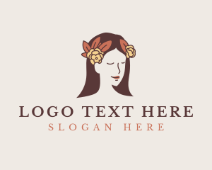 Pretty Flower Girl Logo