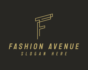 Elegant Fashion Letter F logo design