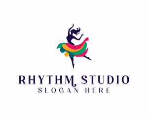 Dance - Dancing Theatre Woman logo design