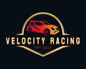 Racing Automotive Garage logo design